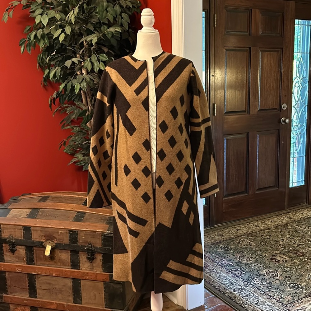 Worth New York Wool Duster/cardigan sz S